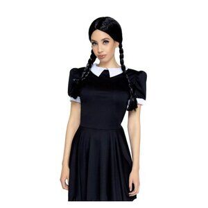 Wonderland Women's Female Adult Dark Gothic Family Darling Costume Black Sz M 8/